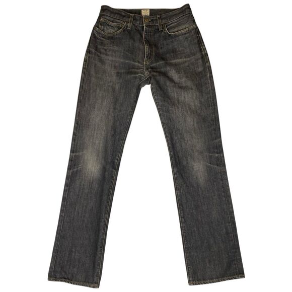 J Crew Vintage Slim Jeans 30x32 Black Wash Denim Handmade in Canada 100% Cotton - Picture 1 of 10